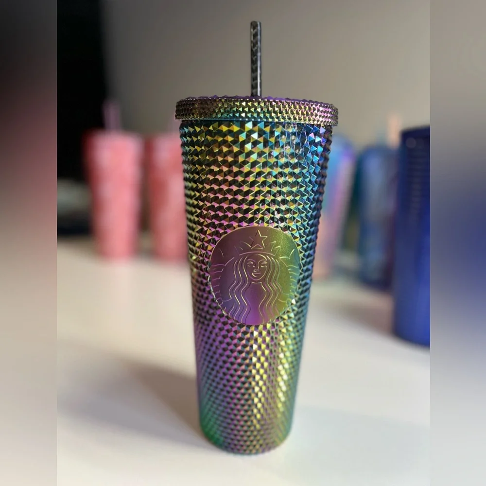 Starbucks Studded Tumbler Iridescent 24oz - Picture 1 of 6
